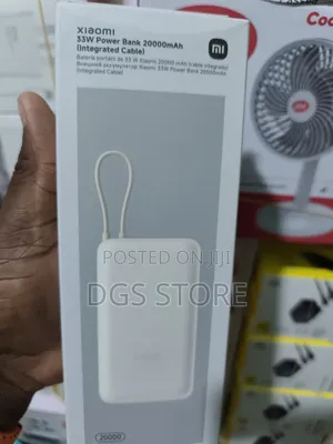 Xiaomi 33w 20,000mah Power Bank Integrated Cable