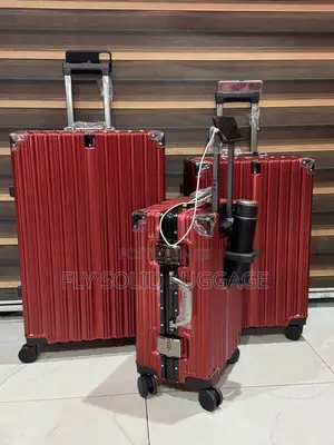 Set of 3 Aluminum Charging Point Luggage Box