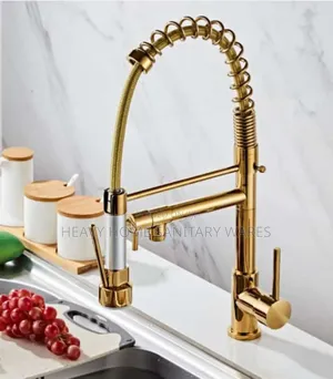 Heavy Gold Sink Mixer Tap