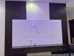 Luxury Tv Wall Panel With Wooden Fluted Design Floating Media Unit