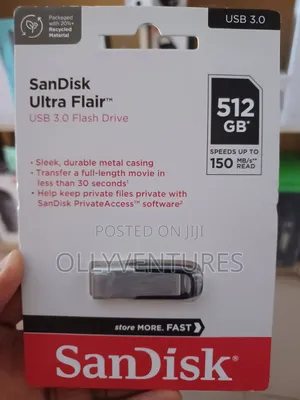 Sandisk Ultra Flair Usb 3.0 Flash Drive 512gb