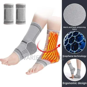 1 Pair Winter Graphene Self-Heating Sports Ankle Braces
