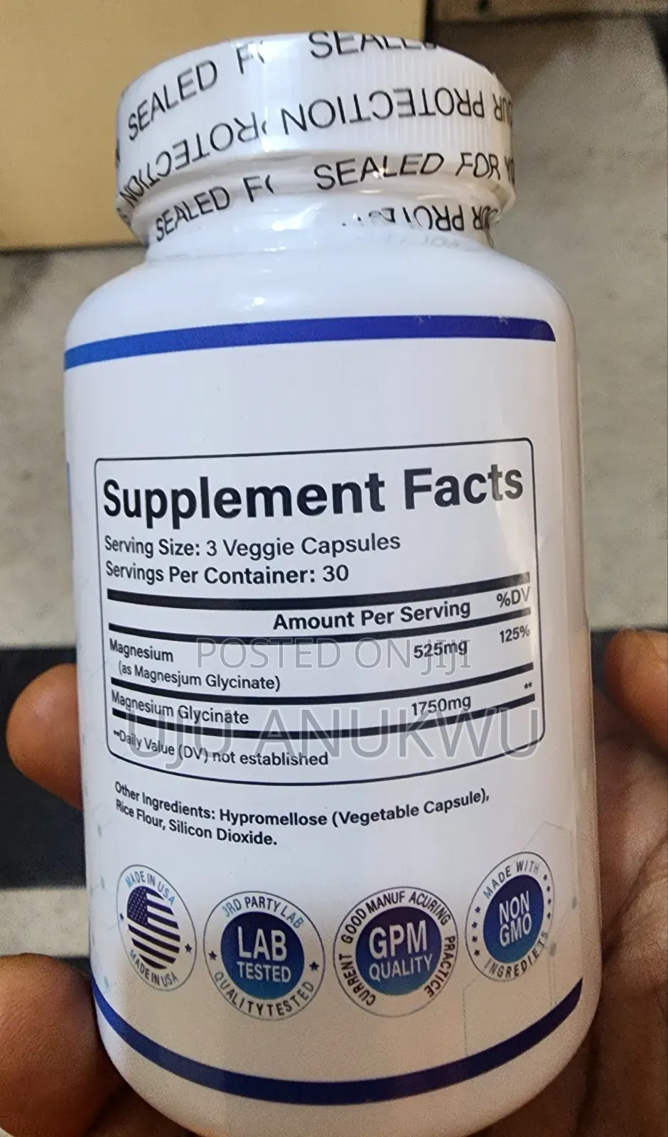 Magnesium Complex Maximum Absorption 8 . 1000mg 90 Tablets