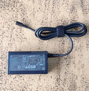 Hp 65w Type C Charger for Hp Laptops With Power Cable Laptop Charger