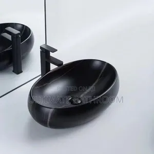 Egg Shape Counter Top Washing Hand Basin