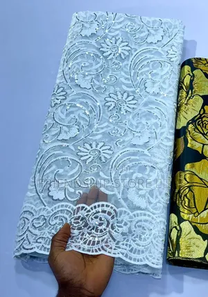 White Quality Sample Lace (5 Yards)