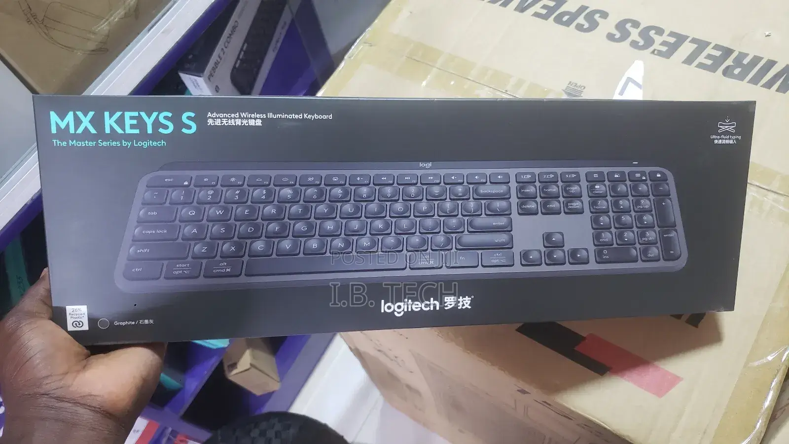 Logitech Mx Keys S Keyboard With Backlight