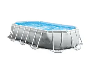 Intex Prism Frame Oval Pool (16.6ft X 9ft X 48")