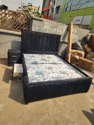 High Standard Queen Size Bed Stand With Side Drawers