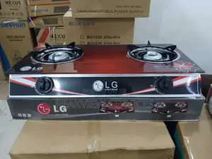 Lg Two Burner Tabletop Gas Stove Glass Top Lg-004gls-Ns
