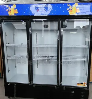 Teknocool 1050 Litre Showcase Standing Freezer(Triple Doors )>