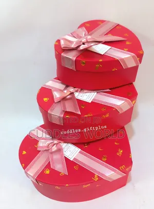 3 in 1 Heart Love Shape Gift Box