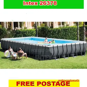 Intex 26378 32ft X 16ft X 52'' Ultra XTR Rectangular Pool Set