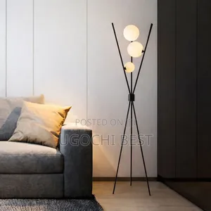 Black H1650mm Nordic Floor Lamps Light