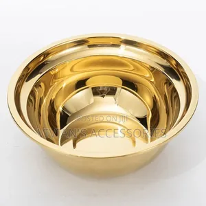 Quality Stainless Steel Gold Mixing Bowl