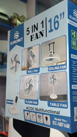 Euronet 5in1 16" Ac/Dc Multifunctional Fan