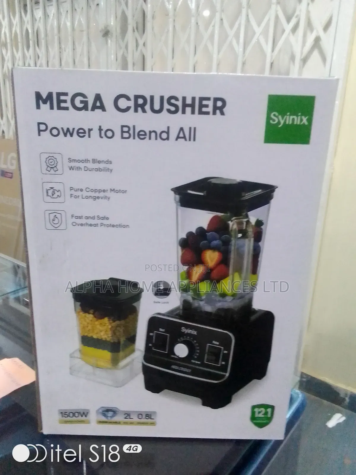 Syinix Mega Crusher Blender