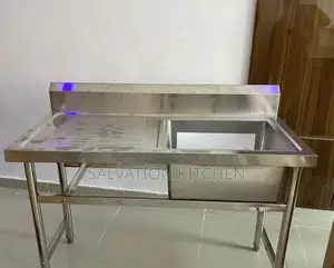 Industrial Single Bowl Sink With Side
