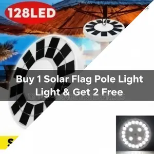 Buy 1 Solar Flag Pole Light, We’Ll Give You 2 More for Free