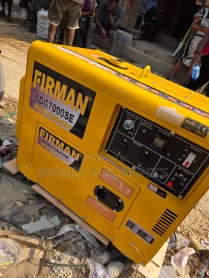 Firman Diesel Soundproof Gen Model Sdg7000se 100% Copper Coil 6.5kva