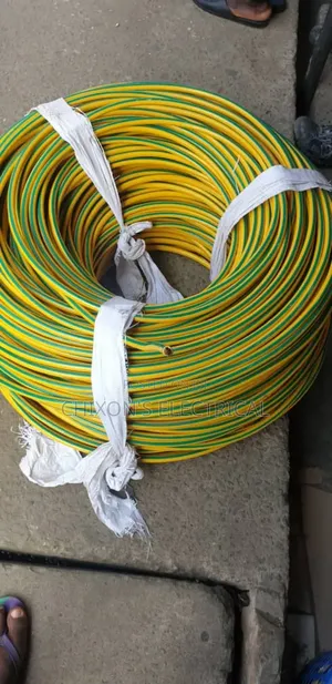 25mm Single Flexible Cable Green And Yellow