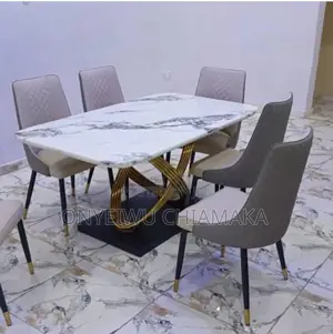 Modern Marble Dining Table Set - Luxury and Durable