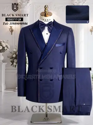 Quality Tuxedo Stone Double Breasted Men’S Suit