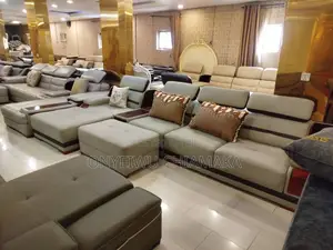 Luxury Modern Sectional Sofa Set With Ottoman - Very Comfortable