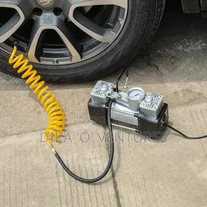 Car Tyre Inflator Pump Double Cylinder Air Compressor