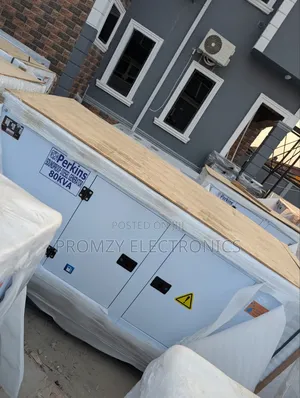 80kva Brand New Perkins Diesel Soundproof Generator 2years Wty