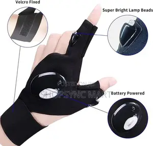 Led Gloves for Night Riding Outdoor Tasks