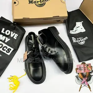Dr Martens Chunky Heel Oxford Shoes