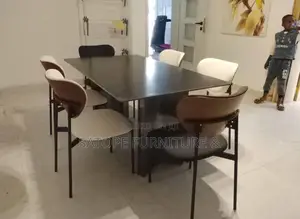 4 Seaters Mable Top Dining Table and Chair