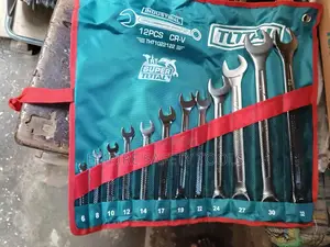 Total 6_32 Spanner Ring and Flat Set