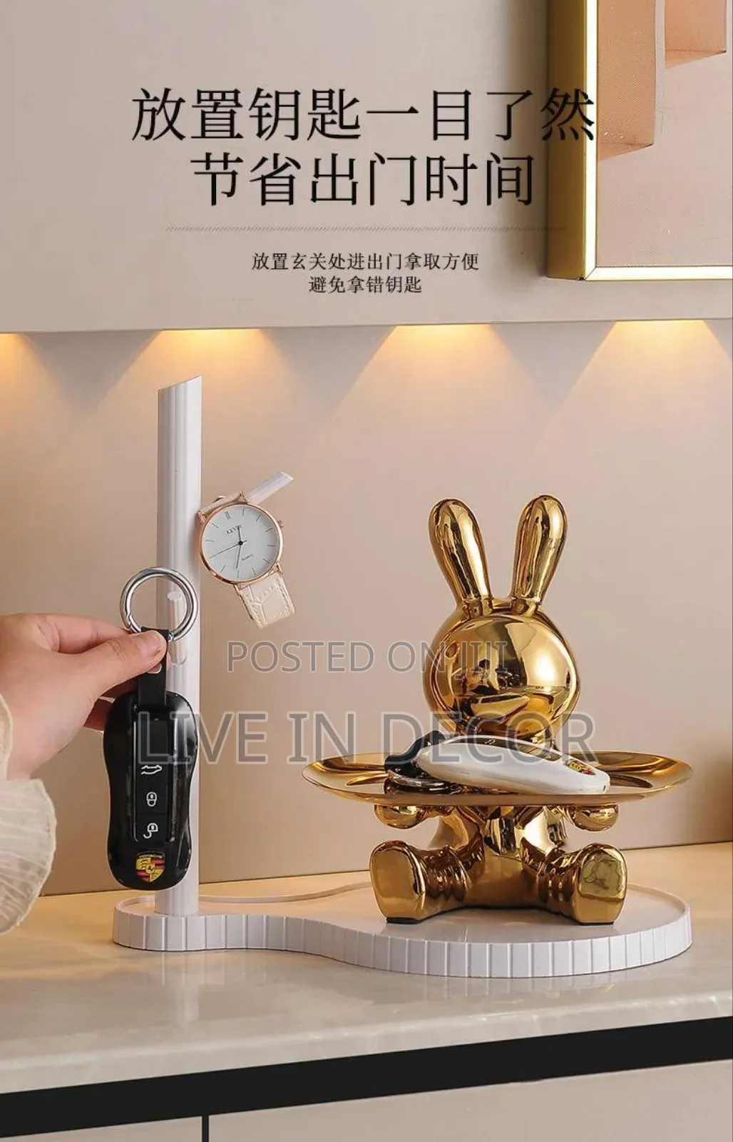 Bear Key Holder Tray