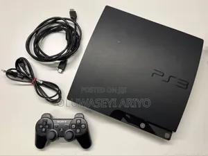 Slim Ps3 With 1 Wireless Pad and 10 Games Installed