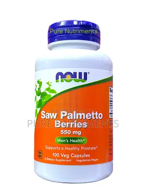 Now Saw Palmetto 550mg – Prostate Urinary Support for Men 100 Caps