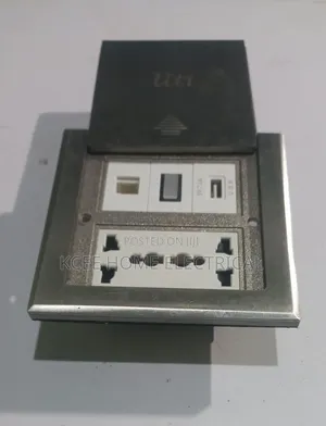 13a Sliding Cover Floor Socket With Usb, Hdmi Data Port