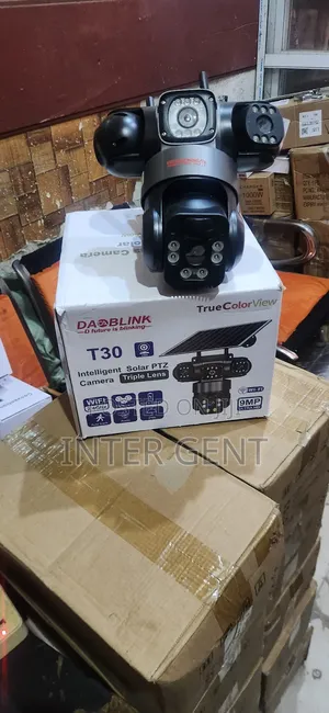 Three Lens Wifi Solar Camera T30