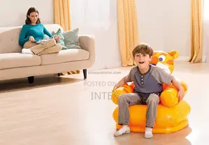 Inflatable Happy Animal Chair For Kids