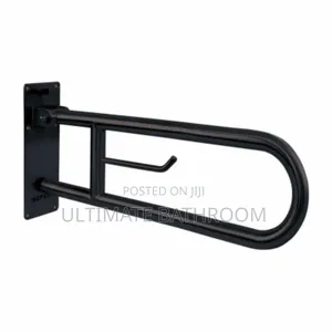 Black Foldable Support Handle Rail