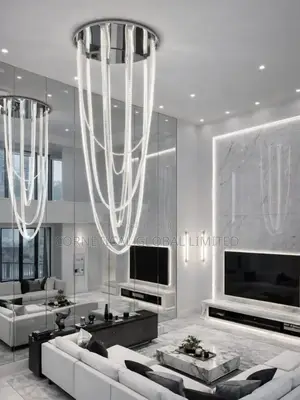 Modern Milano Grand Luxury Crystal Cascade Chandelier