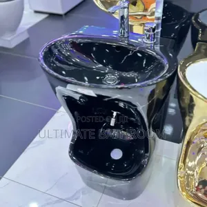Black Wudu Ablution Washing Basin