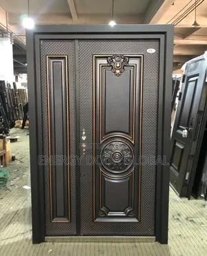 Unique Modern Copper Cast Security Door 4ft/7ft Multi System Lock