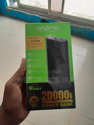 Oraimo 20,000mah Powerbank Traveler 4 Opb-P204d - Brand New Original