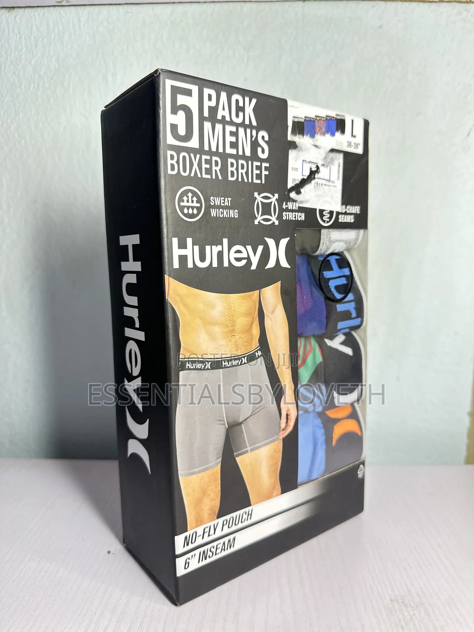 Hurley 5 Pack Boxer Brief
