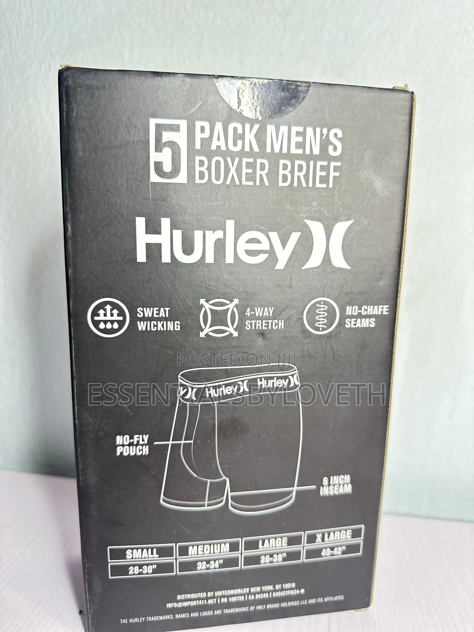Hurley 5 Pack Boxer Brief