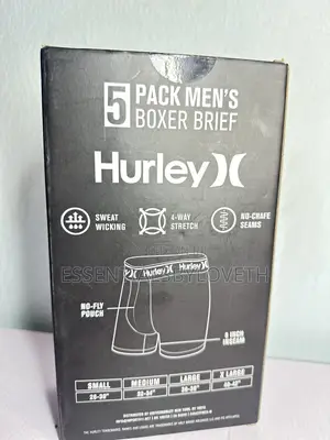 Hurley 5 Pack Boxer Brief