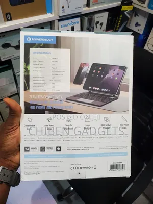 Powerology Smartcase Wireless Keyboard Case for iPad Pro 13"(m4/M5)
