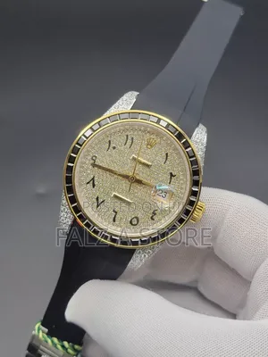 Rolex Moissanite Stone Wristwatch (Mechanical Movement)